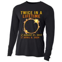 Solar Eclipse Twice In Lifetime 2024 Solar Eclipse Cooling Performance Long Sleeve Crew