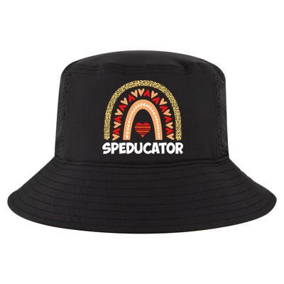 Special Ed Teacher Speducator Leopard Boho Rainbows Hearts Gift Cool Comfort Performance Bucket Hat