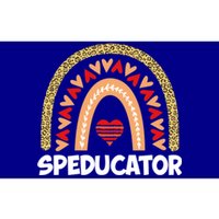 Special Ed Teacher Speducator Leopard Boho Rainbows Hearts Gift Bumper Sticker