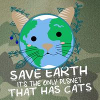 Save Earth The Only Planet With Cats Legacy Tie Dye Trucker Hat