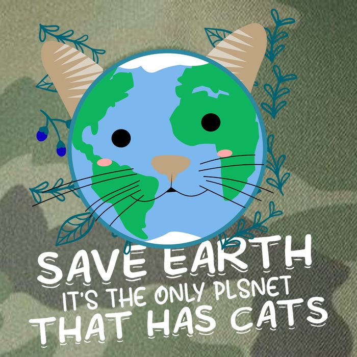 Save Earth The Only Planet With Cats Legacy Tie Dye Trucker Hat