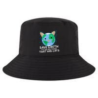 Save Earth The Only Planet With Cats Cool Comfort Performance Bucket Hat