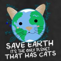 Save Earth The Only Planet With Cats Cool Comfort Performance Bucket Hat