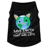 Save Earth The Only Planet With Cats Doggie Tank