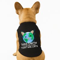 Save Earth The Only Planet With Cats Doggie Tank