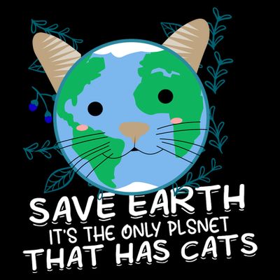 Save Earth The Only Planet With Cats T-Shirt