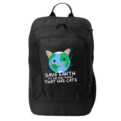 Save Earth The Only Planet With Cats City Backpack