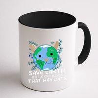 Save Earth The Only Planet With Cats Mug