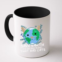 Save Earth The Only Planet With Cats Mug