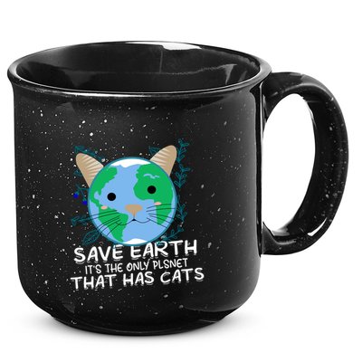 Save Earth The Only Planet With Cats 15oz Campfire Ceramic Mug