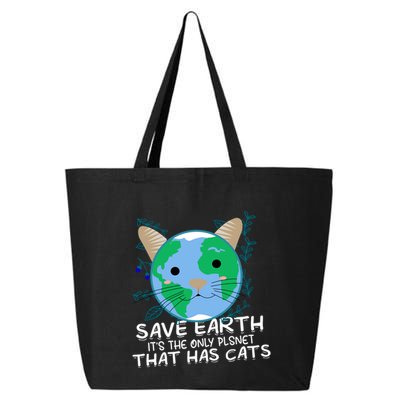 Save Earth The Only Planet With Cats 25L Jumbo Tote