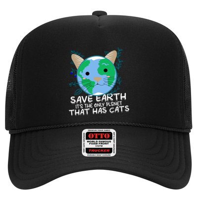 Save Earth The Only Planet With Cats Trucker Hat
