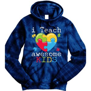 Special Education Teacher SPED Support Autism Tee Tie Dye Hoodie