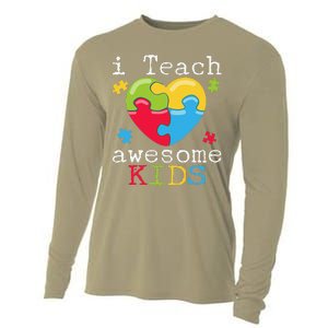 Special Education Teacher SPED Support Autism Tee Cooling Performance Long Sleeve Crew