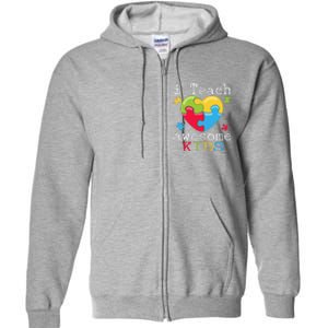 Special Education Teacher SPED Support Autism Tee Full Zip Hoodie