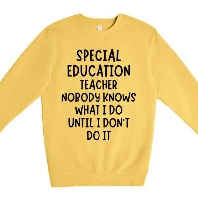 Special Education Teacher Premium Crewneck Sweatshirt