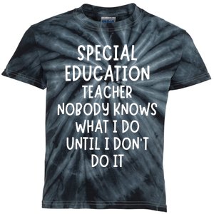 Special Education Teacher Kids Tie-Dye T-Shirt