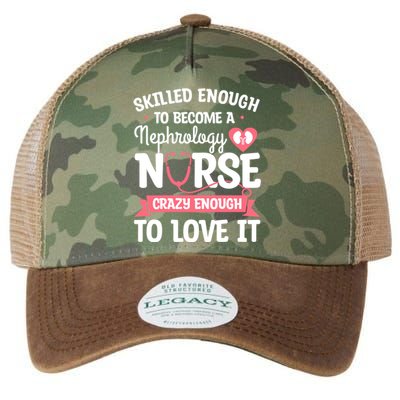 Skilled Enough To Become A Nephrology Nurse Dialysis Nursing Cool Gift Legacy Tie Dye Trucker Hat