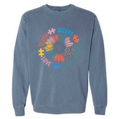 Special Education Teacher Inspirational Sped Teachers Autism Garment-Dyed Sweatshirt