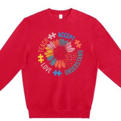 Special Education Teacher Inspirational Sped Teachers Autism Premium Crewneck Sweatshirt