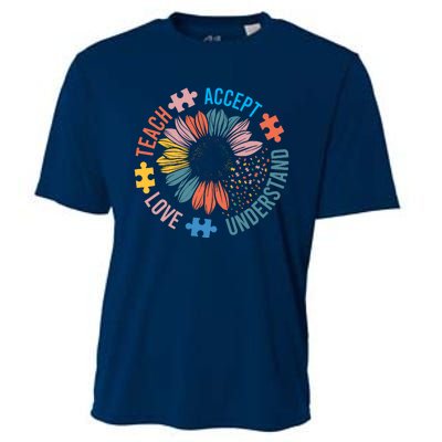 Special Education Teacher Inspirational Sped Teachers Autism Cooling Performance Crew T-Shirt