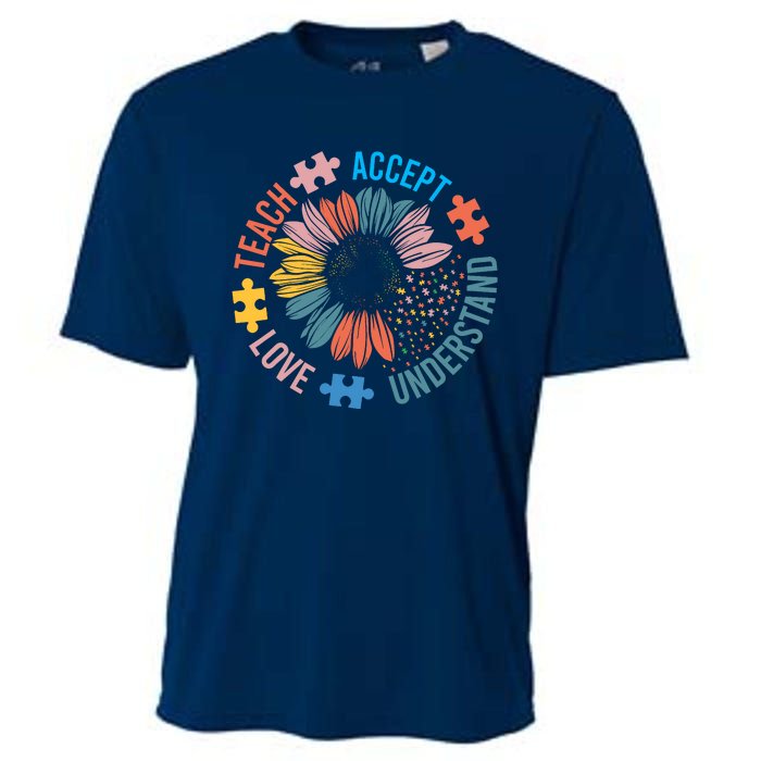 Special Education Teacher Inspirational Sped Teachers Autism Cooling Performance Crew T-Shirt