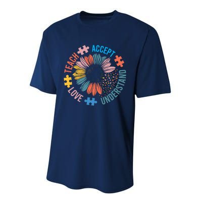 Special Education Teacher Inspirational Sped Teachers Autism Performance Sprint T-Shirt