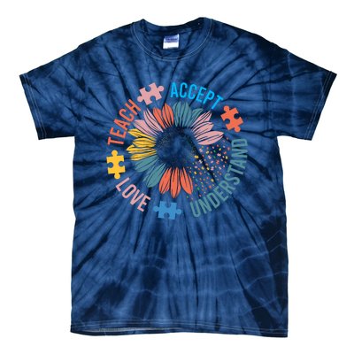 Special Education Teacher Inspirational Sped Teachers Autism Tie-Dye T-Shirt