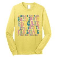 Special Education Teacher Laminate Accommodate Collaborate Long Sleeve Shirt