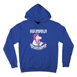 Skilled Enough To Restart Your Heart Nursing Hospital Nurse Gift Tall Hoodie