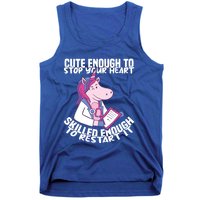 Skilled Enough To Restart Your Heart Nursing Hospital Nurse Gift Tank Top