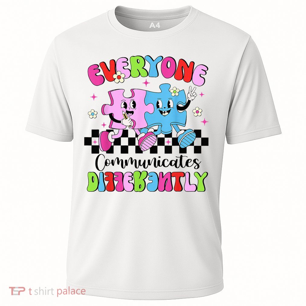 Special Education Teacher Inspirational SPED Autism Puzzle Cooling Performance Crew T-Shirt