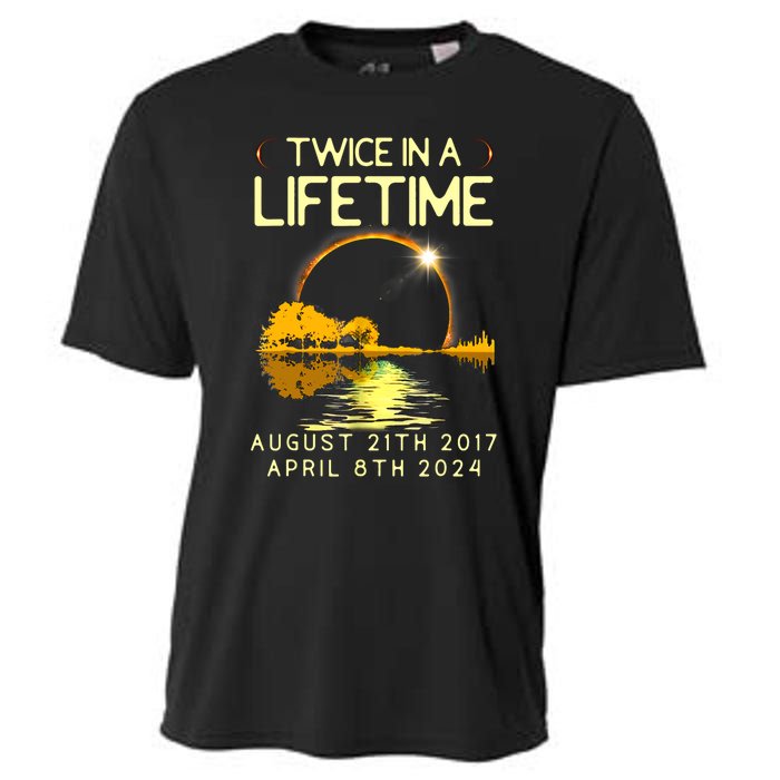 Solar Eclipse Twice In Lifetime April 08 2024 Cooling Performance Crew T-Shirt