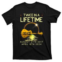 Solar Eclipse Twice In Lifetime April 08 2024 T-Shirt