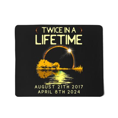 Solar Eclipse Twice In Lifetime April 08 2024 Mousepad