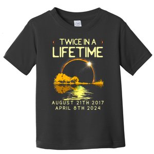 Solar Eclipse Twice In Lifetime April 08 2024 Toddler T-Shirt