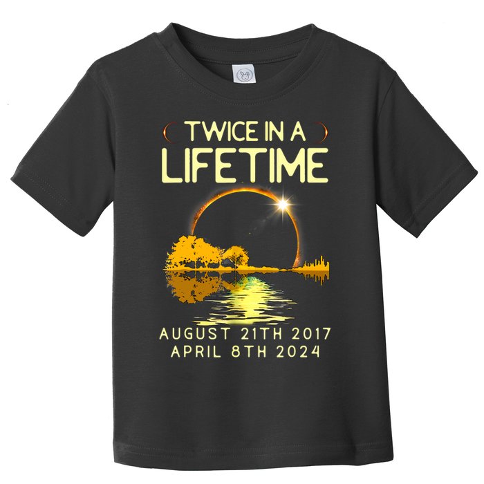 Solar Eclipse Twice In Lifetime April 08 2024 Toddler T-Shirt