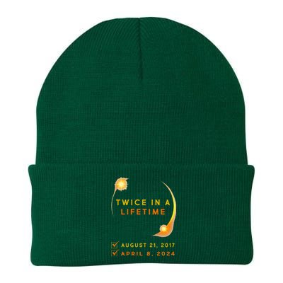 Solar Eclipse Twice In Lifetime 2024 Solar Eclipse Knit Cap Winter Beanie