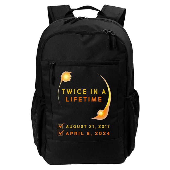 Solar Eclipse Twice In Lifetime 2024 Solar Eclipse Daily Commute Backpack