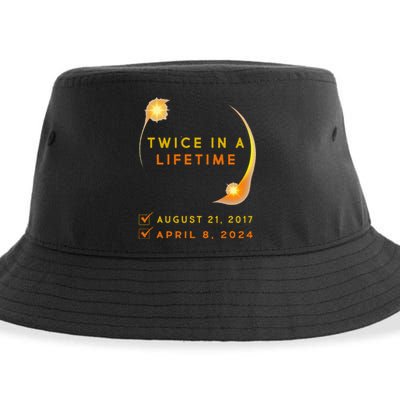 Solar Eclipse Twice In Lifetime 2024 Solar Eclipse Sustainable Bucket Hat