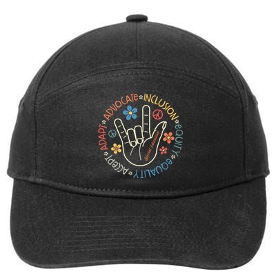 Special Education Teacher Inspirational Sped 7-Panel Snapback Hat