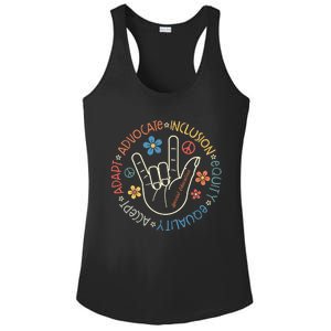 Special Education Teacher Inspirational Sped Ladies PosiCharge Competitor Racerback Tank