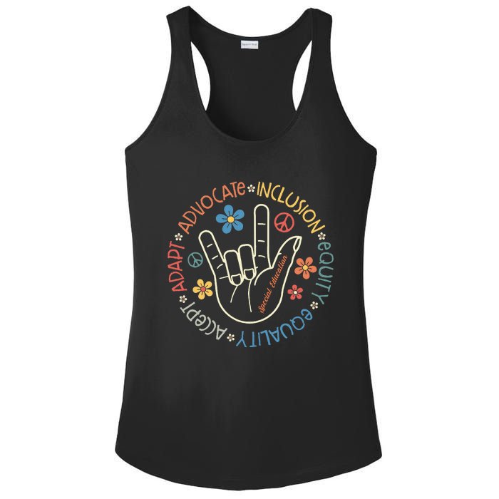 Special Education Teacher Inspirational Sped Ladies PosiCharge Competitor Racerback Tank