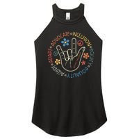 Special Education Teacher Inspirational Sped Women's Perfect Tri Rocker Tank