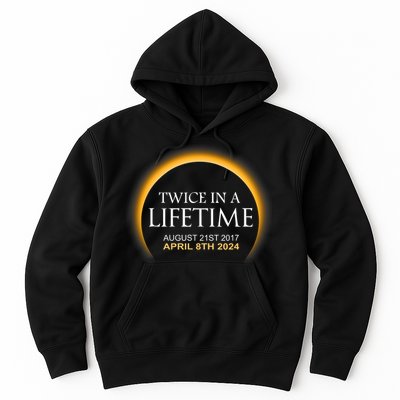Solar Eclipse Twice In Lifetime 2024 Solar Eclipse Hoodie