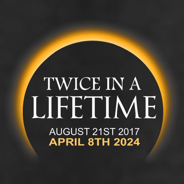 Solar Eclipse Twice In Lifetime 2024 Solar Eclipse Knit Cap Winter Beanie