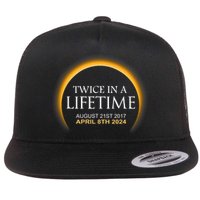 Solar Eclipse Twice In Lifetime 2024 Solar Eclipse Flatbill Hat