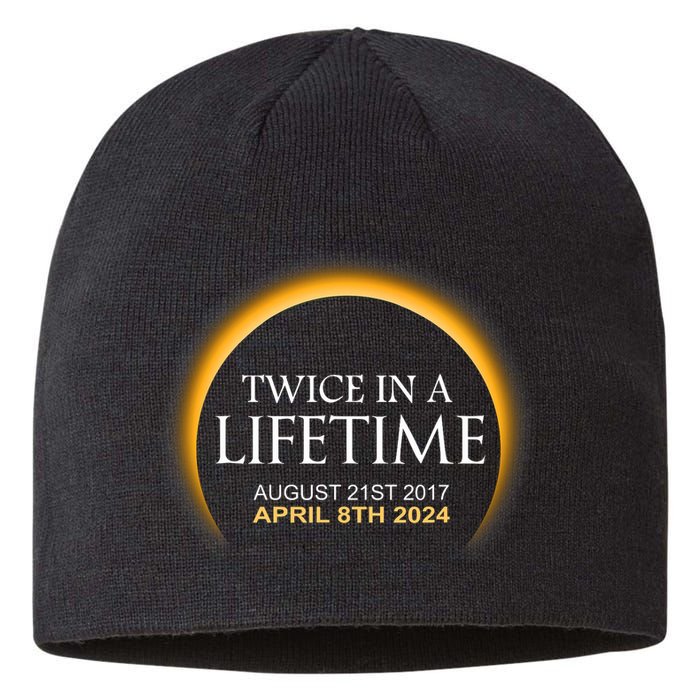 Solar Eclipse Twice In Lifetime 2024 Solar Eclipse Sustainable Beanie
