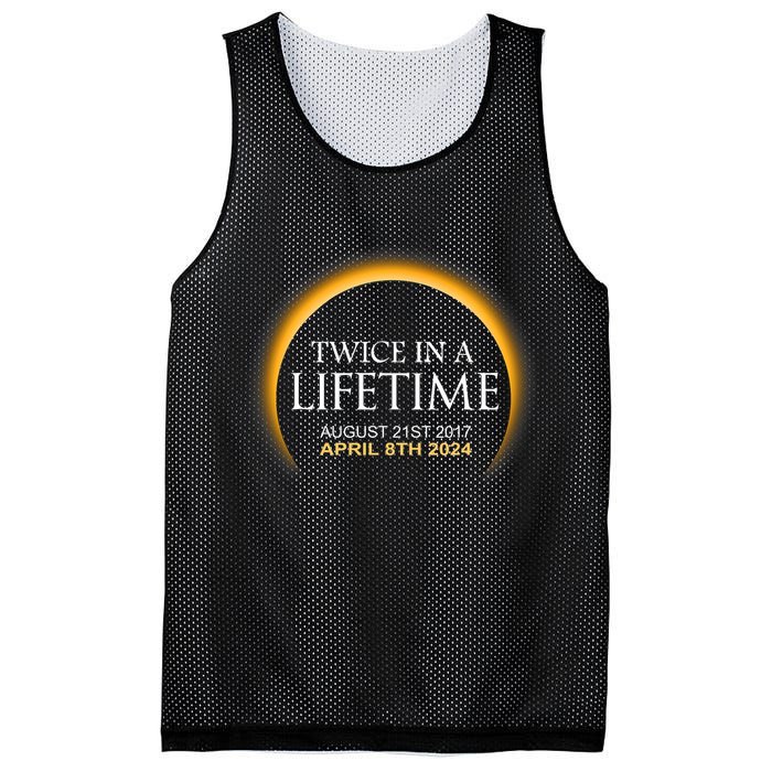 Solar Eclipse Twice In Lifetime 2024 Solar Eclipse Mesh Reversible Basketball Jersey Tank
