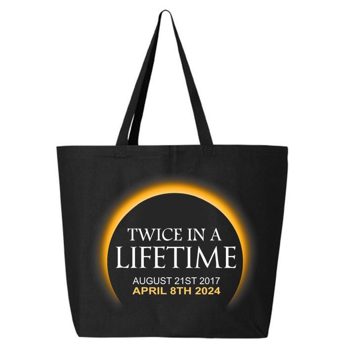 Solar Eclipse Twice In Lifetime 2024 Solar Eclipse 25L Jumbo Tote